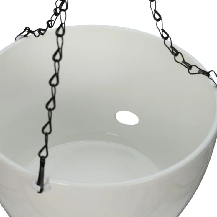 Relaxdays Blumenampeln mit Wasserspeicher 3er Set – Bild 7