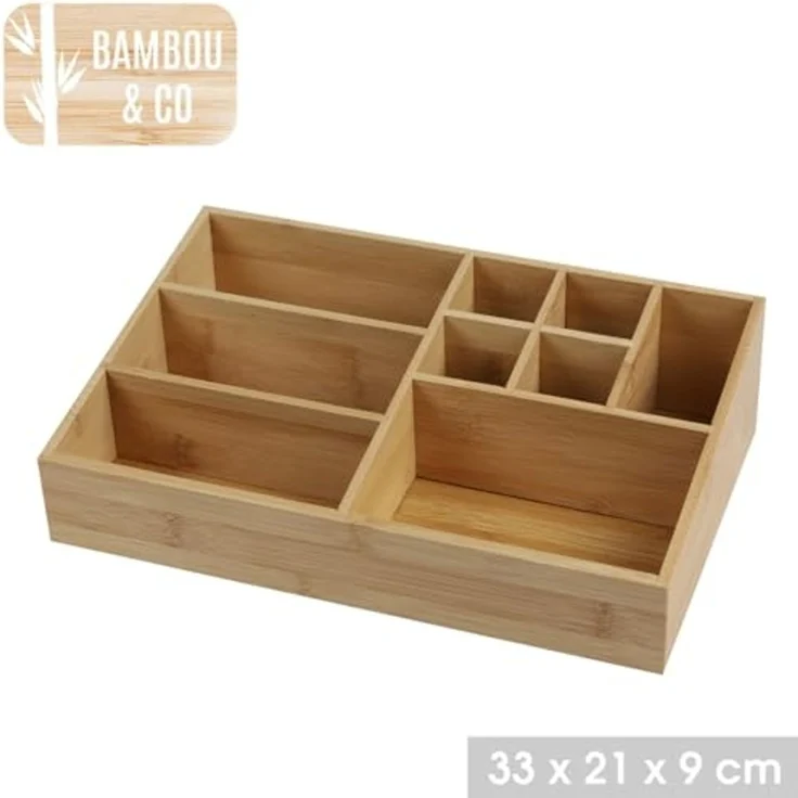 Bambou&Co Organizer Bambou&Co. Bambus Sortierer Aufbewahrungsbox – Bild 2
