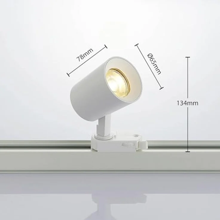 Arcchio Strahler 'Iavo', 1 flammig, GU10 Deckenlampe in Weiß aus Metall für Wohnzimmer & Esszimmer – Bild 5