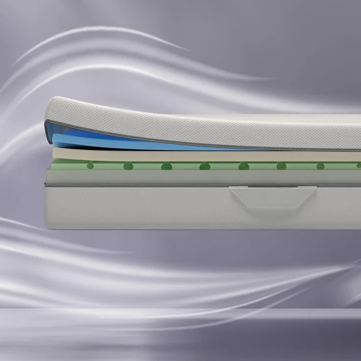 Emma One+ Matratze 180x200 H3 Hart – Kühlende & atmungsaktive 3-Zonen-Schaummatratze – Ergonomisch, Klimaregulierend & Waschbarer Bezug – Für alle Schlafpositionen geeignet – Bild 3