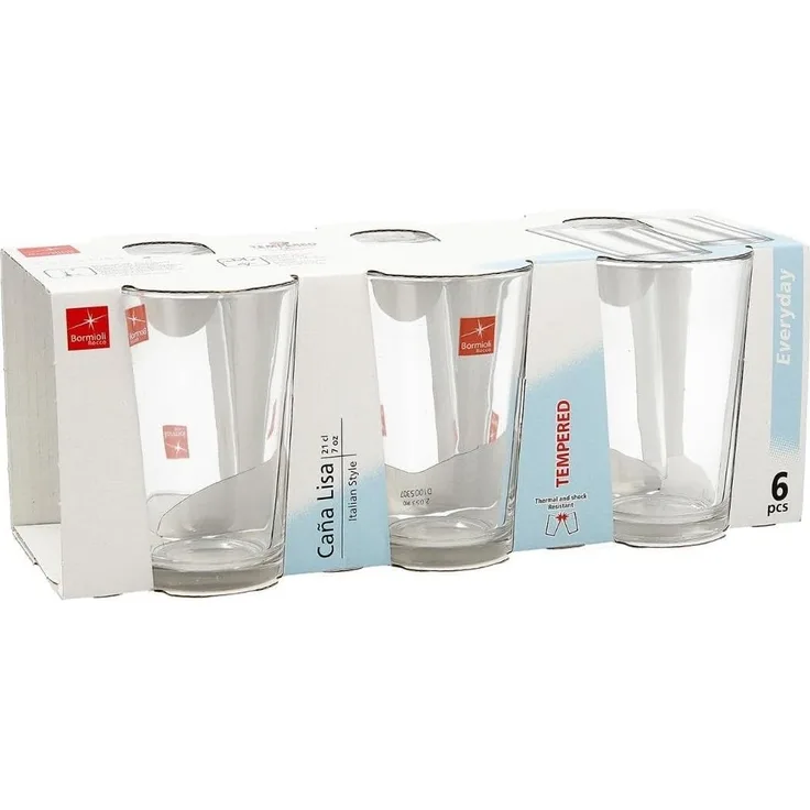 Gläserset Bormioli Rocco Bier 6 Stück Glas 220 Ml