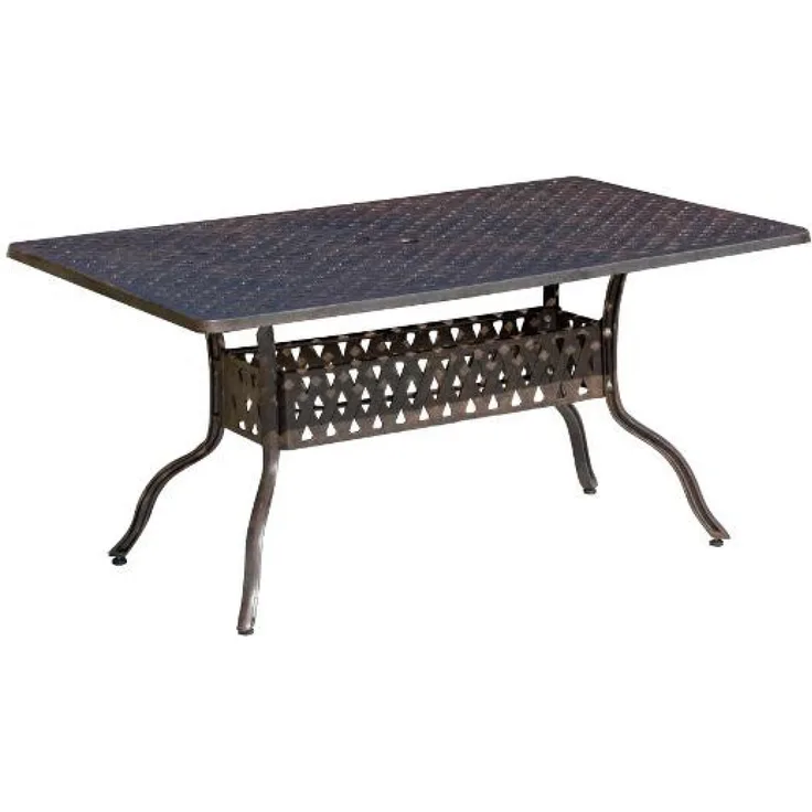 Inko Alu-Guss bronze Tisch 150x97x74 cm