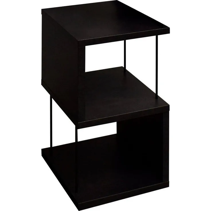 Standregal >Drum< in Schwarzstahl - 33x65x33cm (BxHxT)