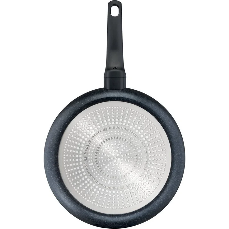 Tefal G28191 Black Stone 2-piece pan set, 24/28 cm, Non-stick coating, Thermo signal temperature indicator, suitable for induction, black – Bild 2