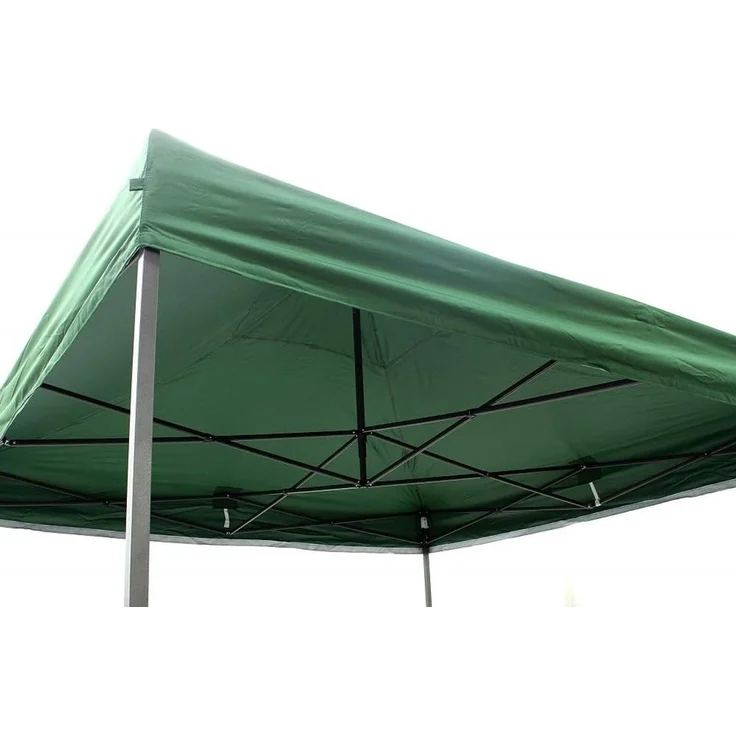 All Seasons Gazebos 3x3 m vollständig wasserdichtes Faltpavillon mit 4 Seitenteilen - Grün – Bild 3