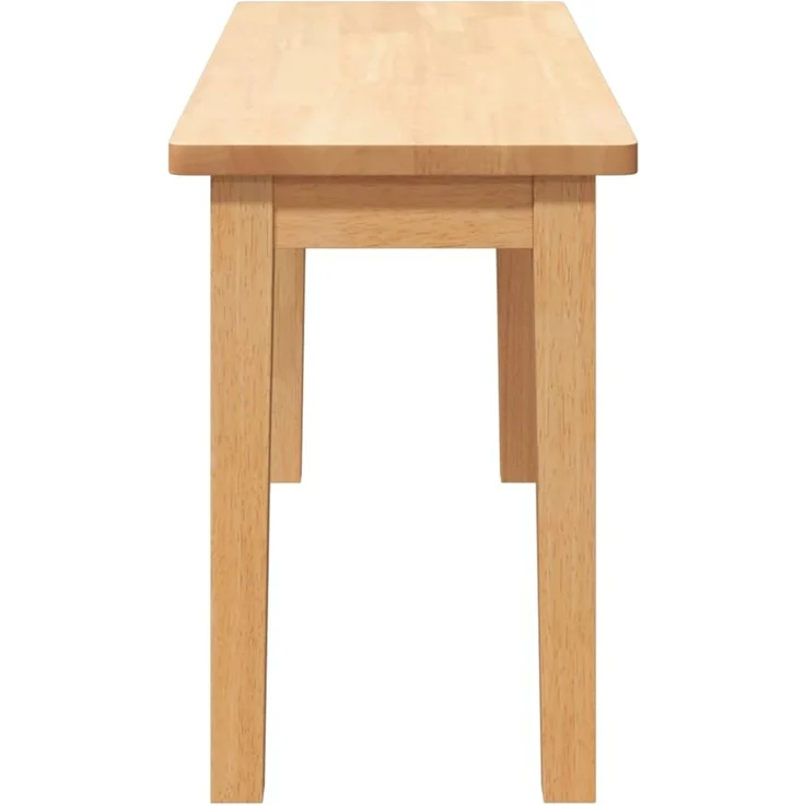 vidaXL Bank 90 cm Massivholz Gummibaum 4102595 – Bild 5