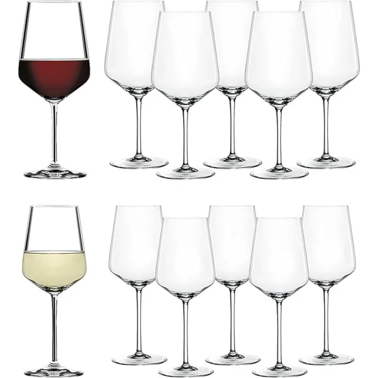 SPIEGELAU 4670194 STYLE Weinglasset - Vorteilsset 6 Rot- u. 6 Weißweingläser