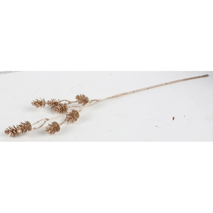 12× WH Tannenzapfenzweig ca 68 cm künstlicher Zweig mit Zapfen naturgetreue Weihnachtsdekoration für Gestecke Kränze Vasen oder festliche Tischdekoration – Bild 3