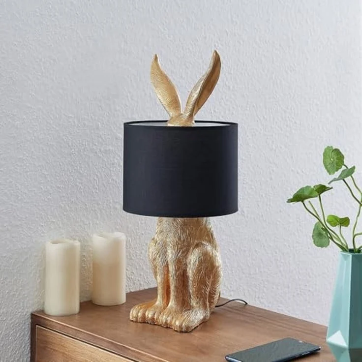 Lindby Tischleuchte Lorentina, LED Schwarz IP20, 1 x 15 W LED – Bild 3