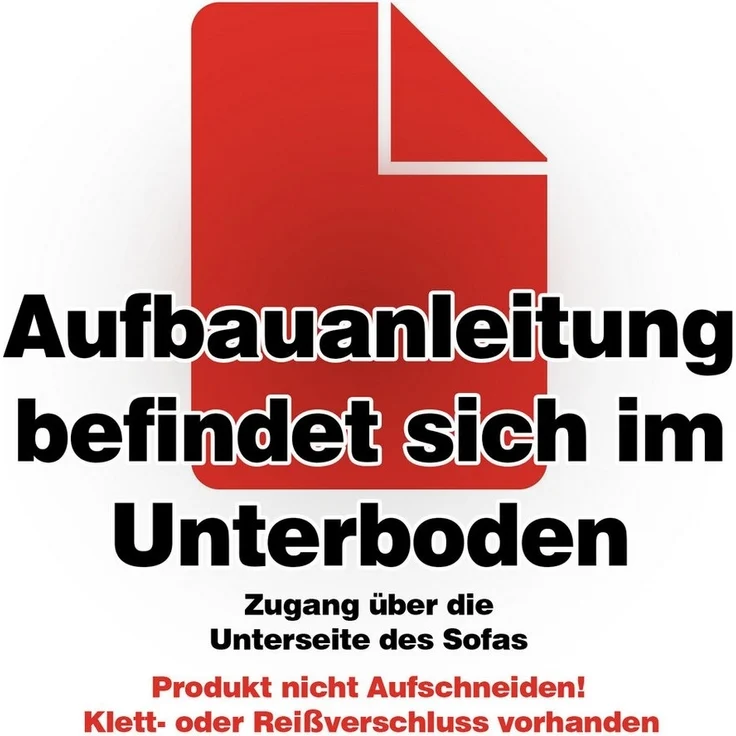 HTI-Living Schlafsofa Klappsofa Grau Milena, Stück 1 Teile, Couch mit Schlaffunktion – Bild 2