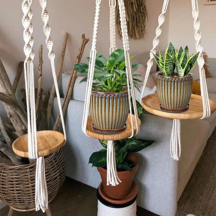 Keramik Übertopf Set mit Drainageloch für – Bild 4