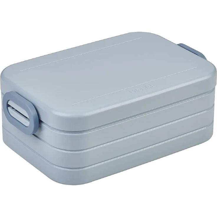 Mepal 2-tlg Bento-Lunchboxen Set Klein/Groß Take A – Brotdose mit Fächern, geeignet für bis zu 4 BZW. 8 Butterbrote, TPE/pp/abs, 0 mm Nordic Blue neu – Bild 3