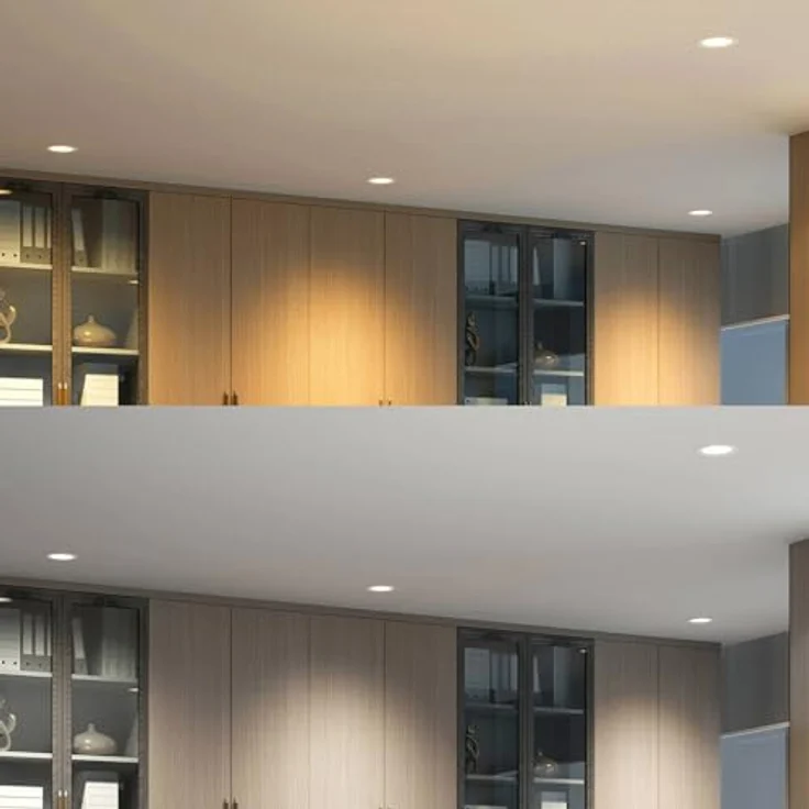 PRIOS LED Rida, moderne Badezimmerleuchte in Weiß aus Aluminium, 1-flammig, inklusive Schalter und Leuchtmittel – Bild 3