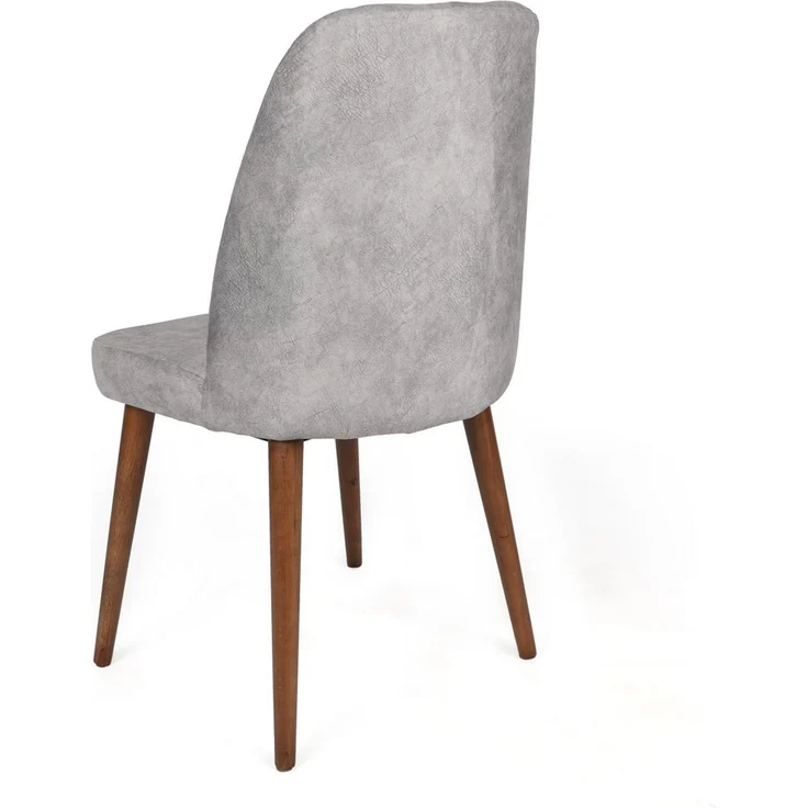 Skye Decor 'Dallas-554 V4' Stuhlset (4-teilig), Grau / Walnuss, 50 x 90 x 49 cm – Bild 5