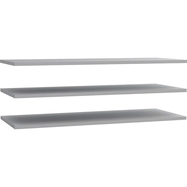 FORTE Extras Robes/Kds Einlegeböden, Holzwerkstoff, Grau, 97,8 x 42 x 2,2 cm – Bild 1