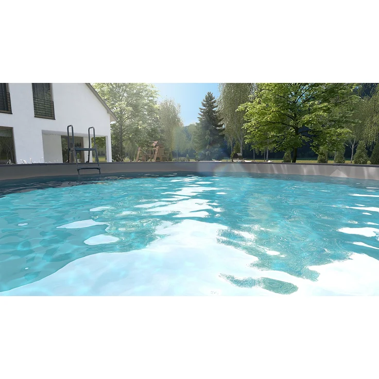 Steinbach Stahlwandpool Set Nuovo de Luxe II Ø 550 x 120 cm - grau – Bild 5