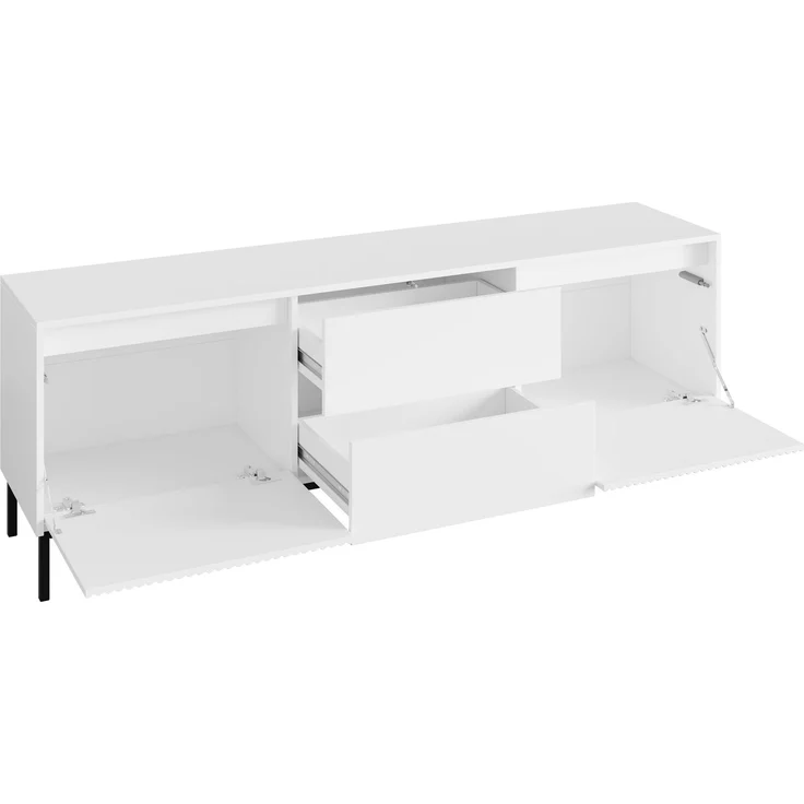 Wohnzimmer-Set Ozmi II Kommode, TV-Lowboard, Couchtisch (Farbe: Cashmere) – Bild 5