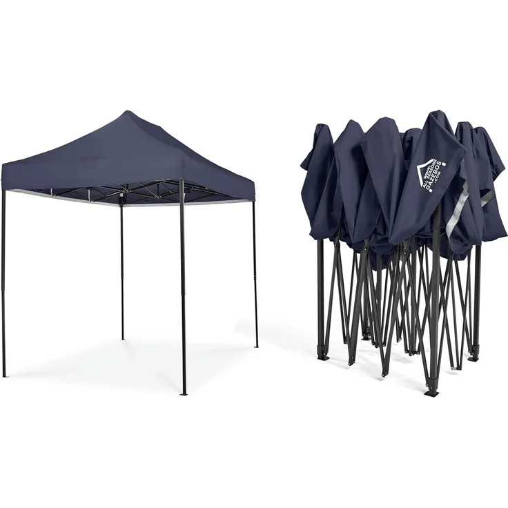 All Seasons Gazebos 3x2 m vollständig wasserdichtes Faltpavillon - Marineblau – Bild 5