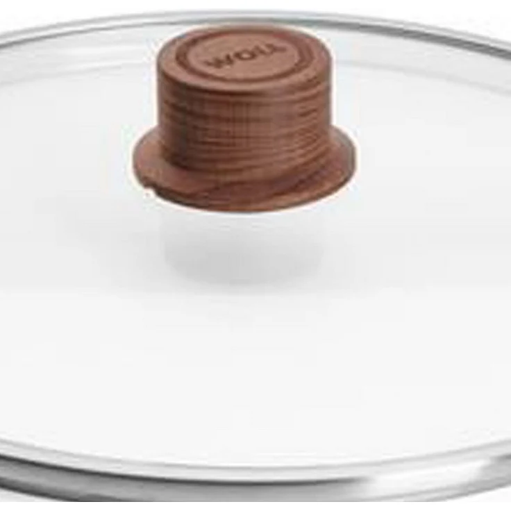WOLL Deckel Topfdeckel, Glasdeckel mit Holzknopf, Sicherheitsglas – Bild 2