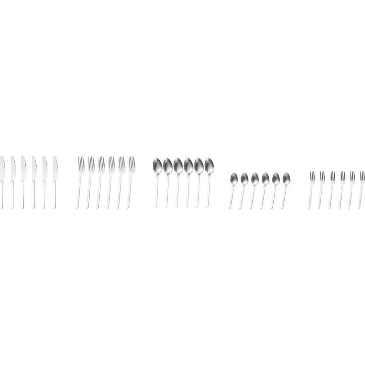 ECHTWERK Besteck-Set Tafelbesteck „Angelini“ (30-tlg), 6 Personen, Edelstahl 18/10, Hochglänzend – Bild 2