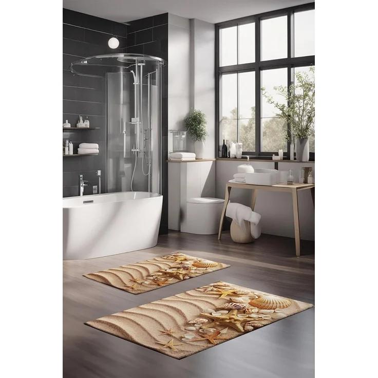 Mijolnir 'CT-5244' Badematten-Set (2-teilig), Mehrfarbig – Bild 1