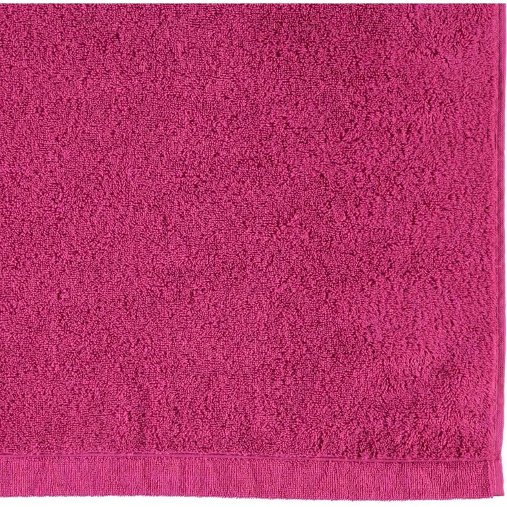 CAWÖ Handtuch, 3er Pack - Lifestyle, Walkfrottier, Baumwolle, einfarbig Pink 50x100cm – Bild 3