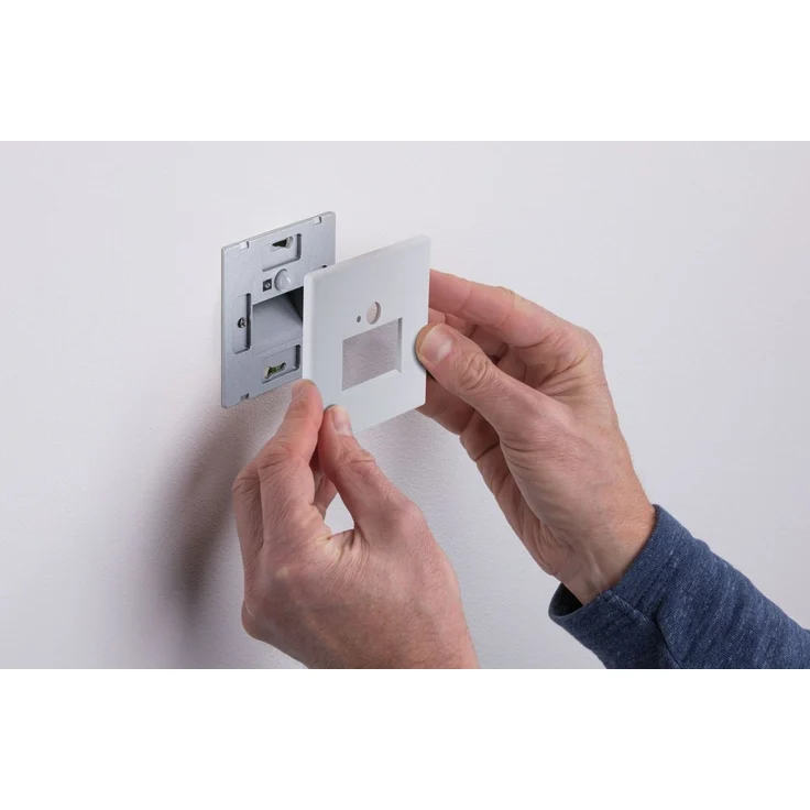 Paulmann 93133 LED Wandeinbauleuchte Edge Quadro Bewegungsmelder 80x42mm 2700K Weiß – Bild 5