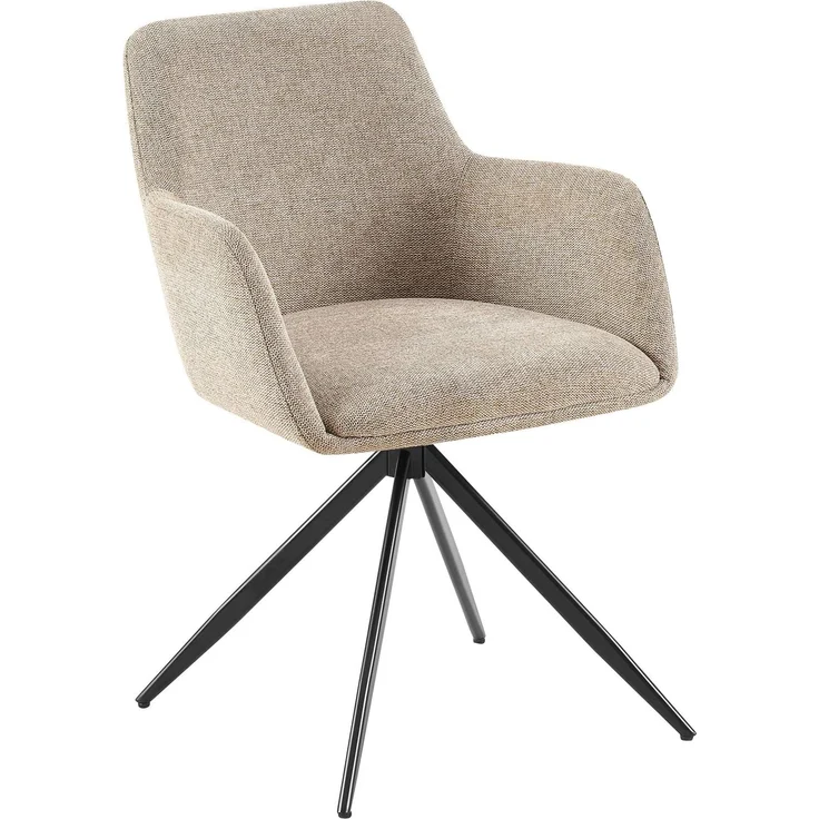 CLP Esszimmerstuhl Olema Stoff,taupe – Bild 1
