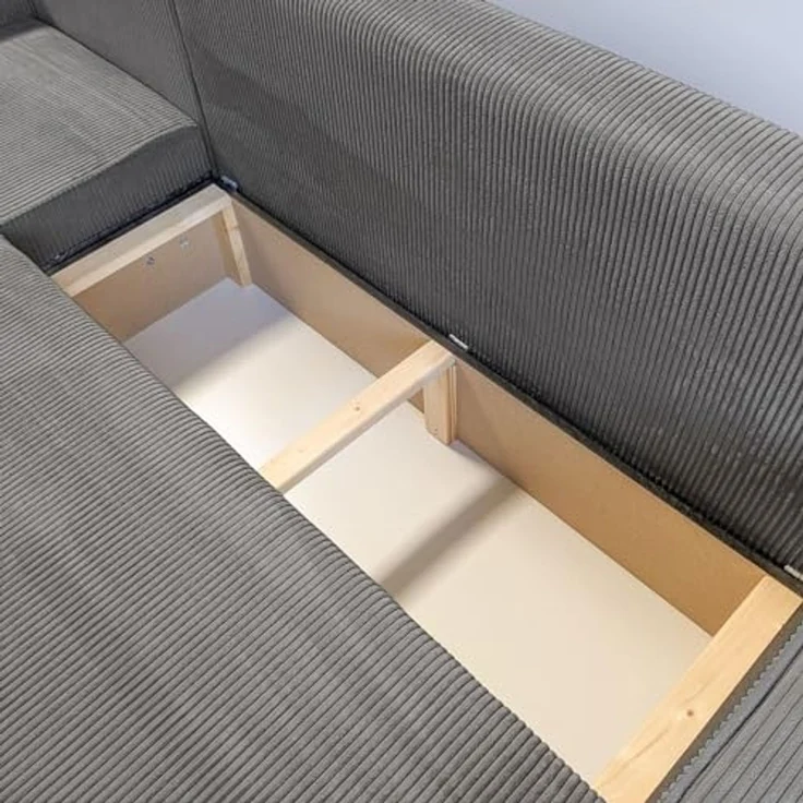 Lookway Ecksofa Gepolstertes CARLOS L-Form, Schlaffunktion – Bild 7