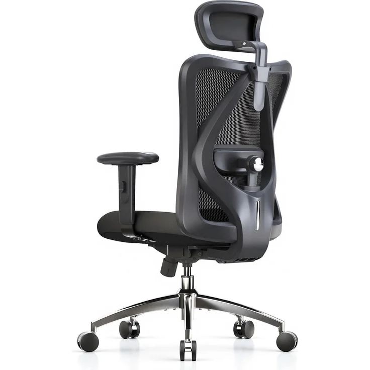 Sihoo Ergonomischer Stuhl M18, 130 x 74 cm, in Schwarz – Bild 1