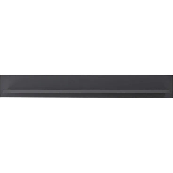 CORE Wandboard in Schwarz - Hochwertiges und vielseitig einsetzbares Wandregal - 120 x 16 x 22 cm (B/H/T)
