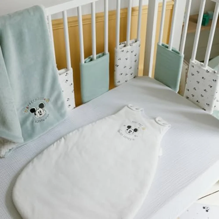 Babycalin - Decke aus 2 Materialien, Micky Maus, 75 x 100 cm. Babycalin – Bild 3
