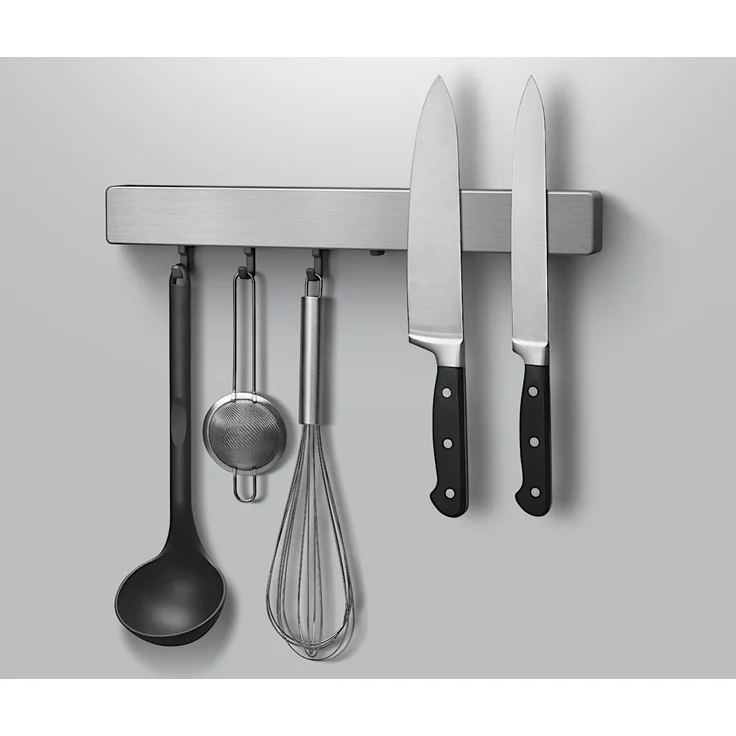 METALTEX Magnetleiste Metallika Inox mit Haken / Relingleiste – Bild 6