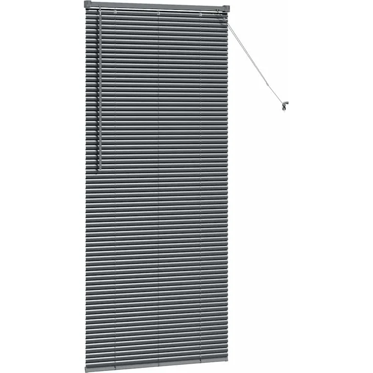 vidaXL Venezianische Jalousie Dunkelgrau 175 x 80 cm 25 mm Aluminium 42006068 – Bild 5