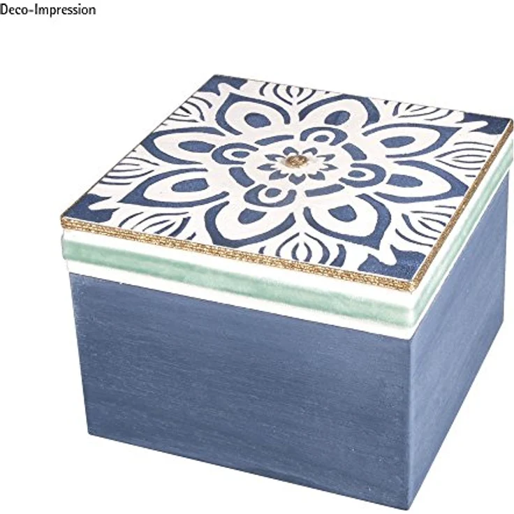 Holz-Box mit Deckel, FSCMixCredit, 12x12x9cm – Bild 4