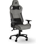 Corsair T3 Rush Gaming-Stuhl, Schwarz und Holzkohle, One Size