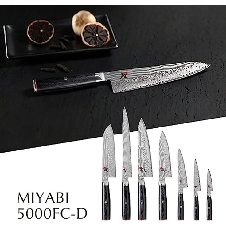 MIYABI 5000 FC-D Gyutoh 20 cm, Pakka Holz – Bild 3