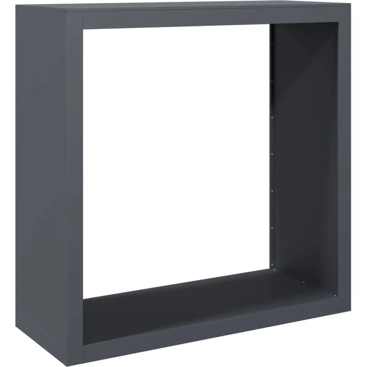 vidaXL Brennholzregal Anthrazit 100x40x100 cm Stahl 850970 – Bild 1