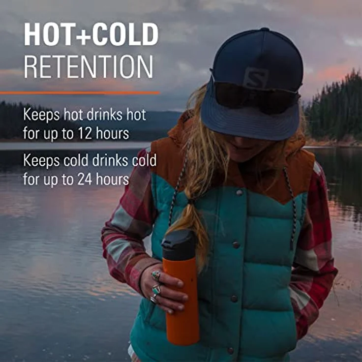 GSI Outdoors Microlite FLIP 500 Haute RED, Thermoskanne aus Edelstahl, 500 ml – Bild 3