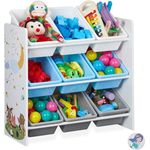 Kinderregal mit 9 Boxen und Motiv