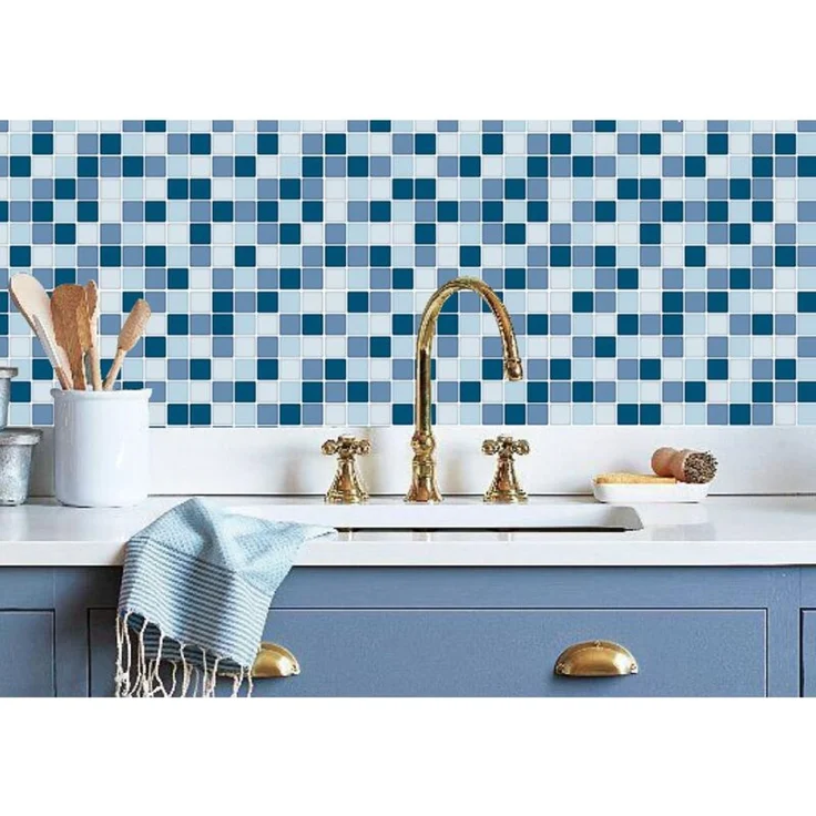 Fliesensticker "Mosaik" Wandsticker Wanddekoration Deko wohnen Heimwerker Set – Bild 1