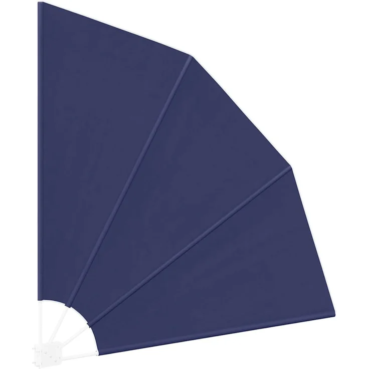 vidaXL Balkon Sichtschutz 140 x 140 cm Polyester Marineblau 42000924 – Bild 5