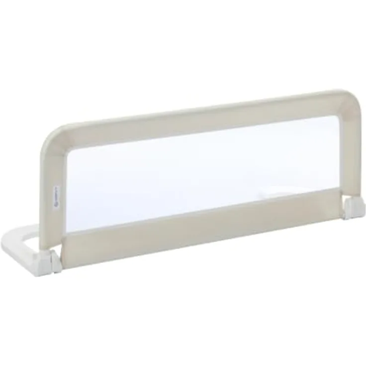Safety 1st Portable Bed Rail, zusammenklappbares Bettgitter, Rausfallschutz, Reise, 18 M.–5J, tragbares Bettschutzgitter, Netzgewebe, leicht montierbar, automatische Sperre, leicht tragbar, Beige