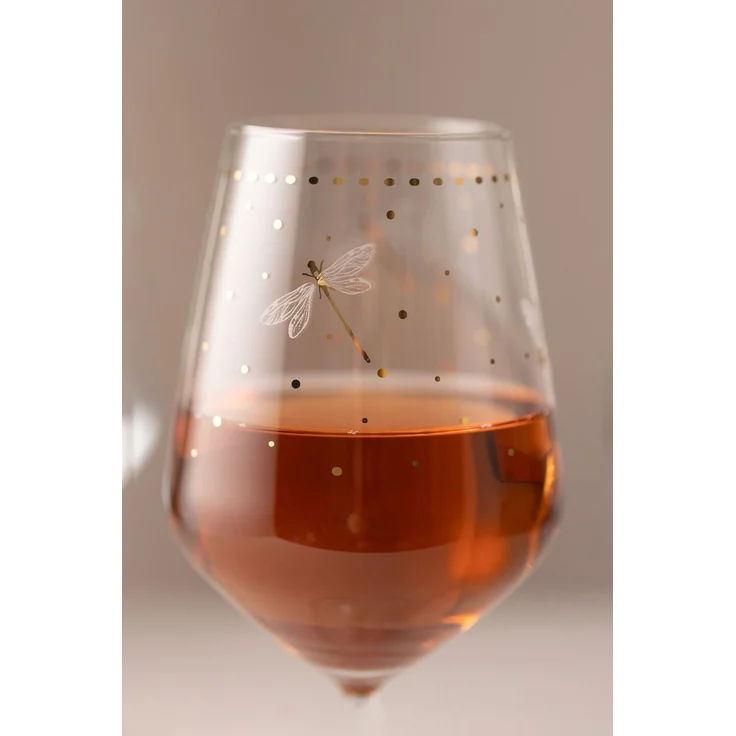 Hermia Concept 'Dragonfly 490' Weingläser-Set (4-teilig), Transparent, 9,1 x 9,1 x 21,8 cm, 490 ml – Bild 3
