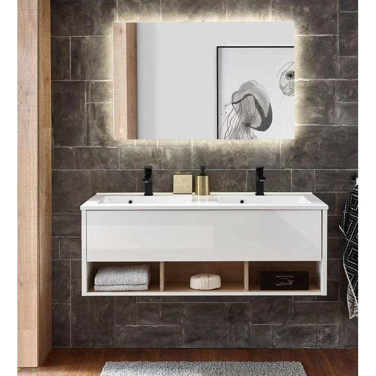 Badezimmer Spiegel Glide mit LED Beleuchtung 100 cm – Bild 6