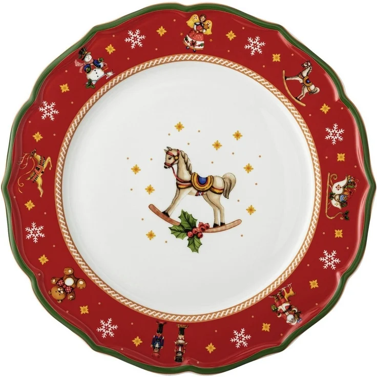 Hutschenreuther Teller Flach 33 cm Happy Wintertime Red – Bild 3