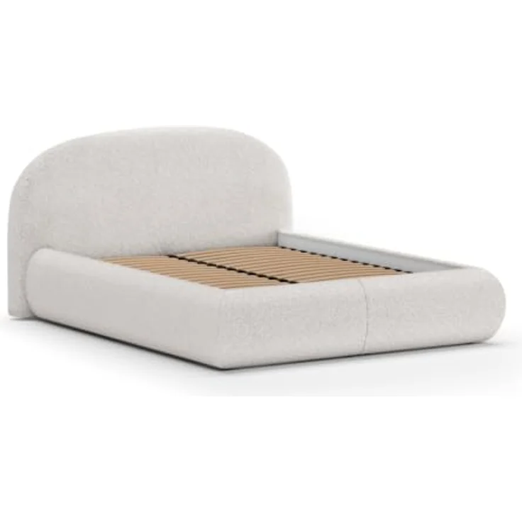 Beautysofa MOTTI Polsterbett, mit Bettkasten, in 140/160/180 cm, mit/ohne Matratze, Bouclé-Stoff – Bild 6