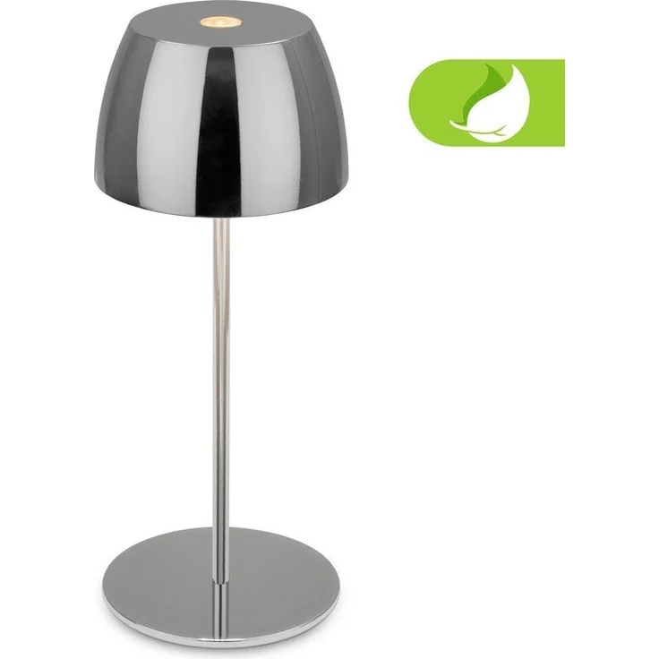 Brilloner LED-Tischlampe Serina unplugged 2,5W, dimmbar, IP44, chrom – Bild 8