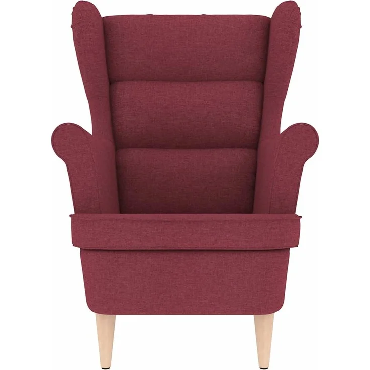 vidaXL Sessel Weinrot 74x84x100 cm Stoff 4016898 – Bild 3