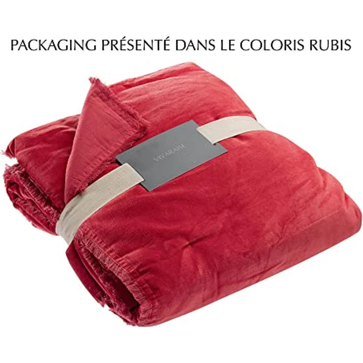 VIVARAISE FARA BLANKET RAISIN 135X200 – Bild 3